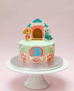 Paw Patrol cake with buttercream